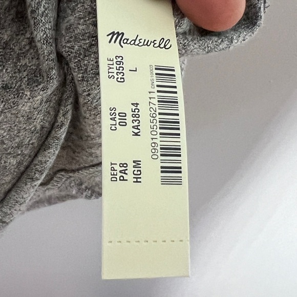 Madewell Triblend Ex-Boyfriend Tee in Grey -NWT - Picture 5 of 10